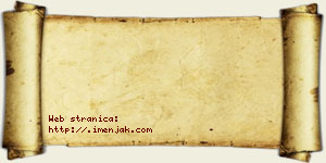 Žanka Stamenić vizit kartica